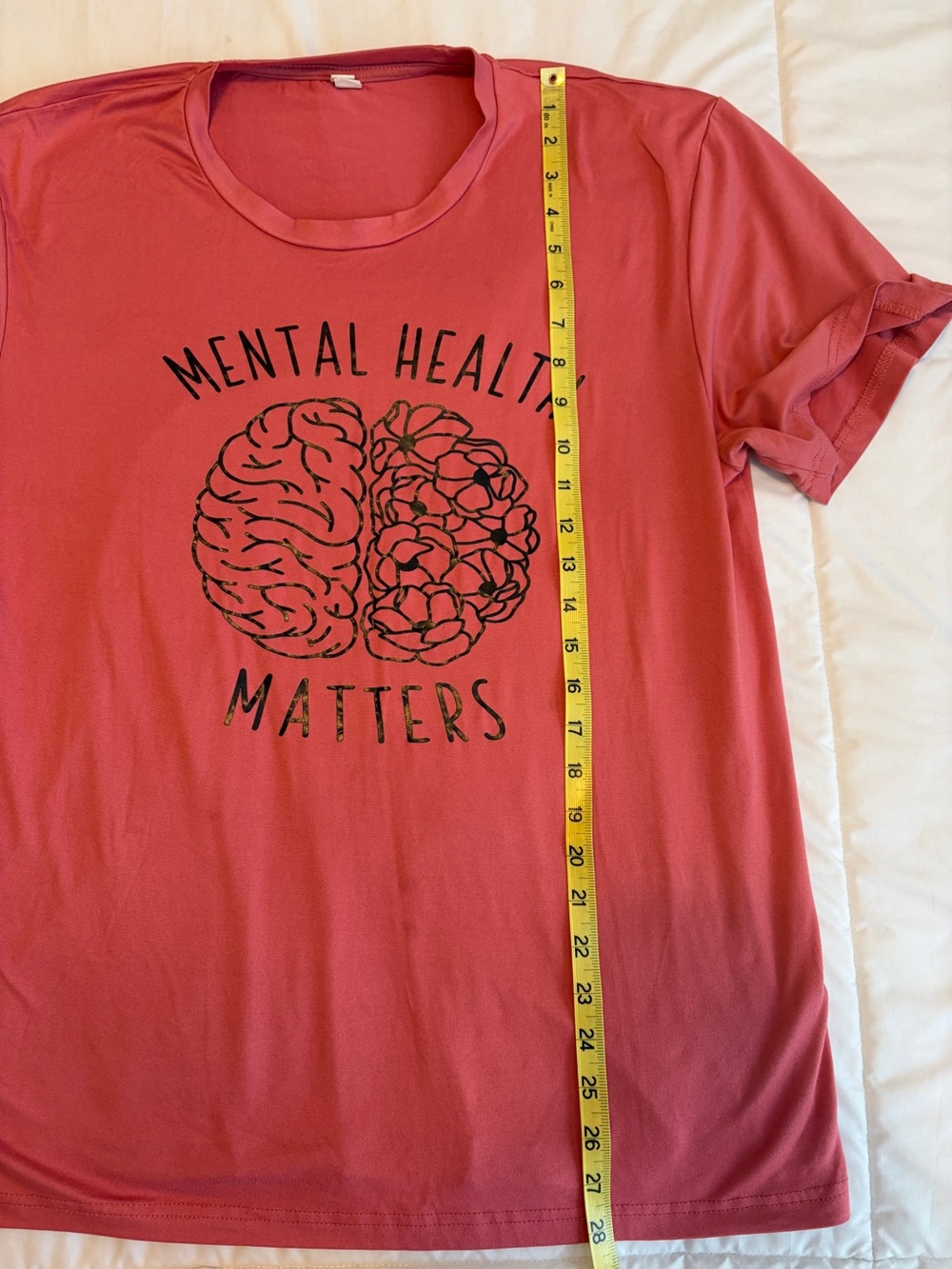 Mental Health Matters Graphic Tee XL Inspirational Awareness Stretch F1 - Picture 7 of 9